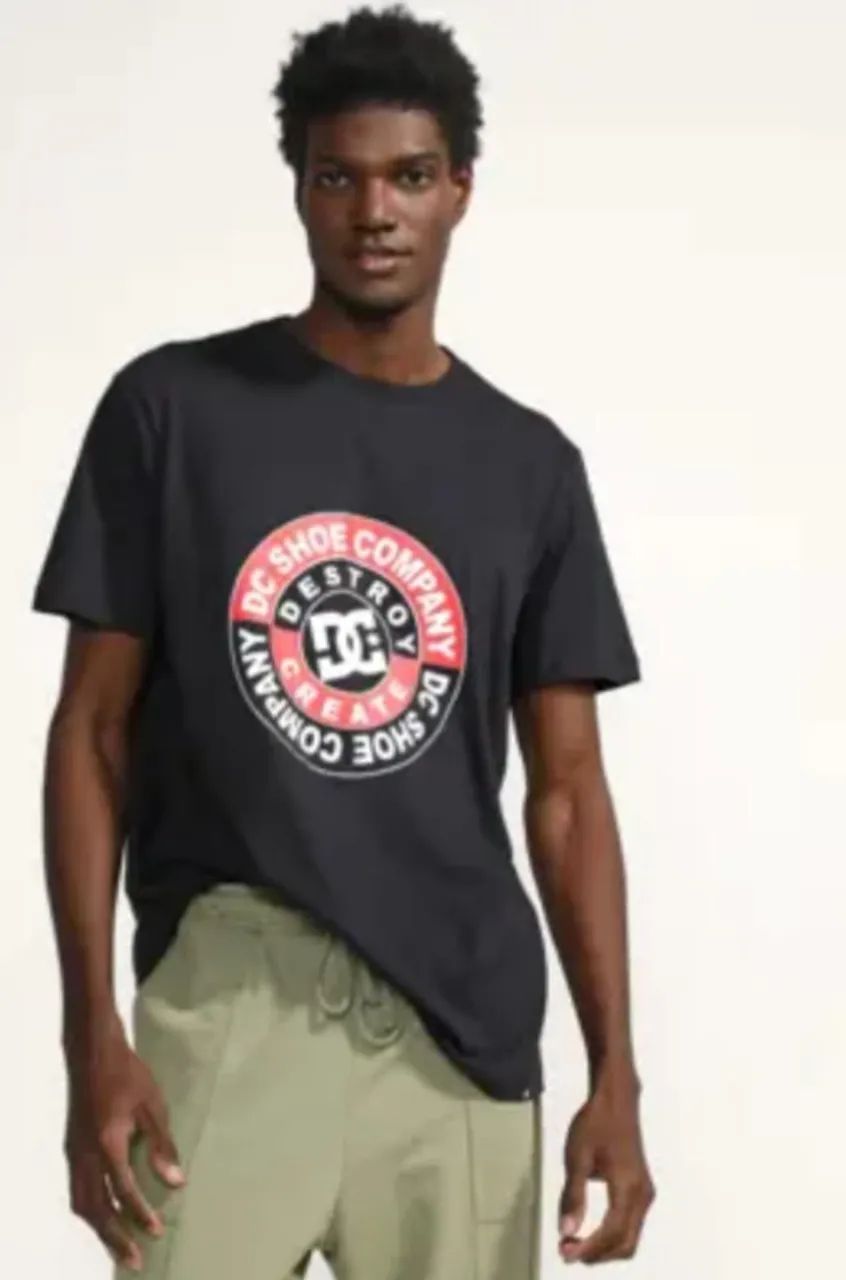 Camiseta DC Shoes Circle Fill Preta