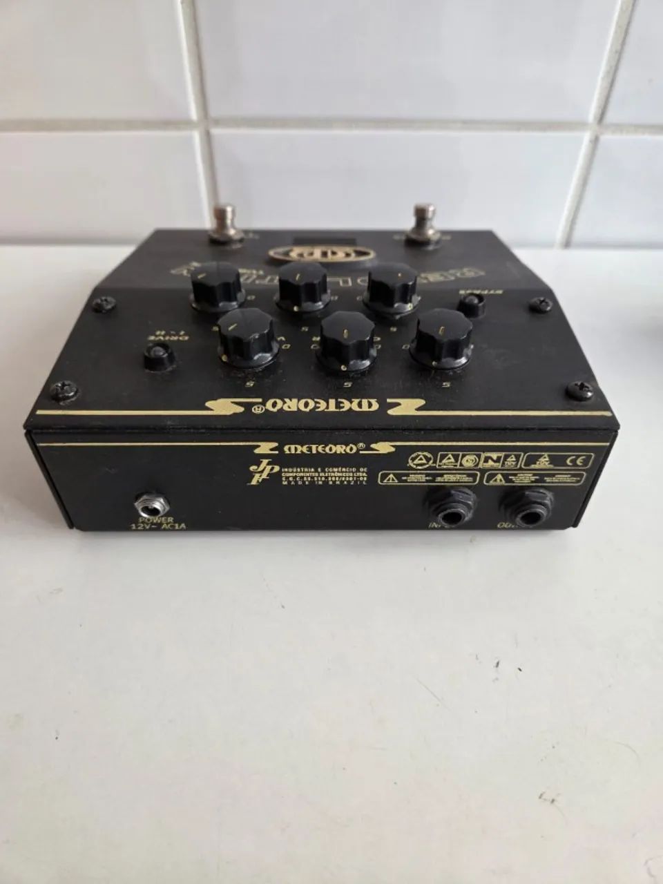 Pedal Meteoro Revolution Overdrive- Tube Drive ( Valvulado ) Preto - Foto 3