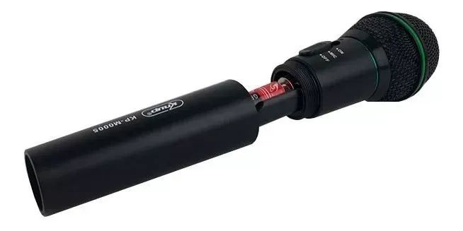 Microfone Knup Kp-m0005 Preto Alcance 30 Metros - Foto 4