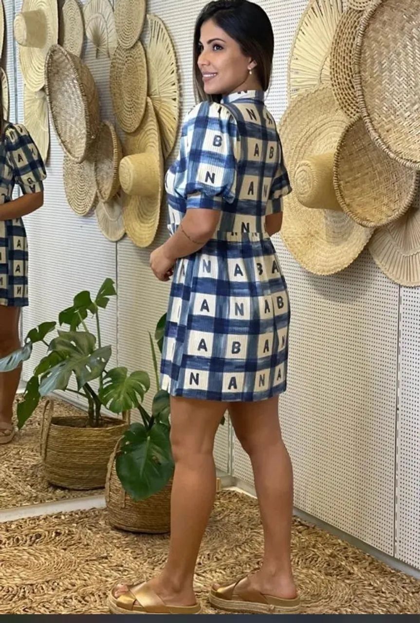 Vestido estampa BANANA farm M - Foto 3