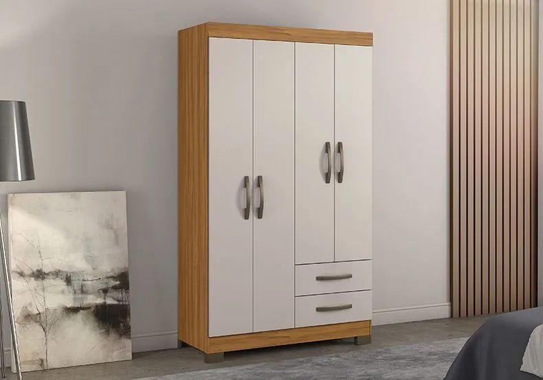 Guarda-Roupa 4 Portas Moderno - Design Elegante