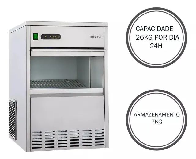 Máquina De Gelo Benmax 26kg 220v Benmax - Foto 3