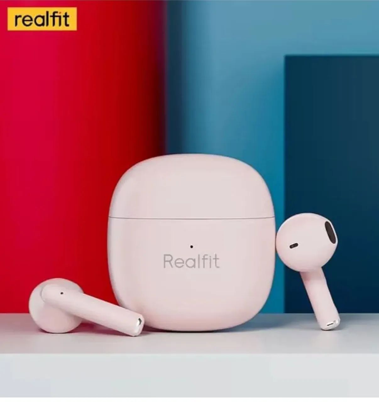 Fone Realfit F1- Rosa - Novo Entrega Grátis  - Foto 4