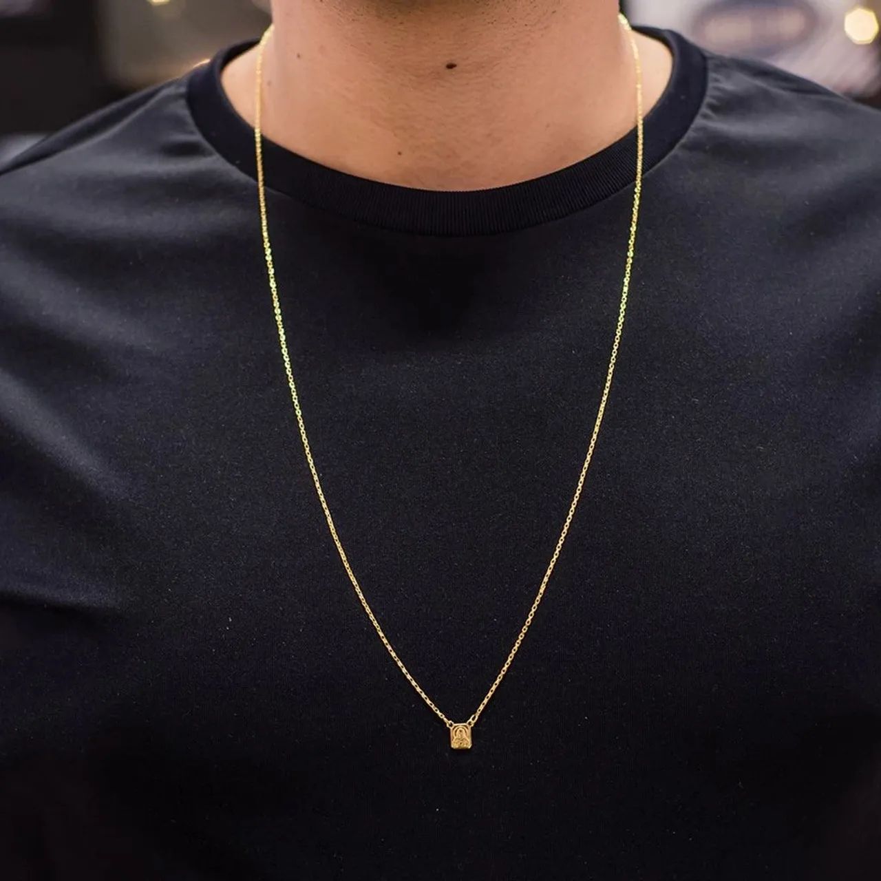 Corrente Escapulário cartier masculino. - Foto 2