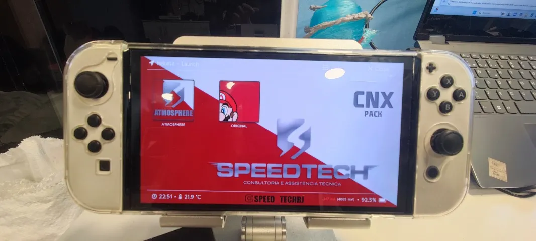 Nintendo Switch Oled Desbloqueado - Com Acessórios