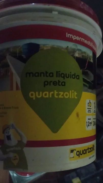 Manta líquida preta 