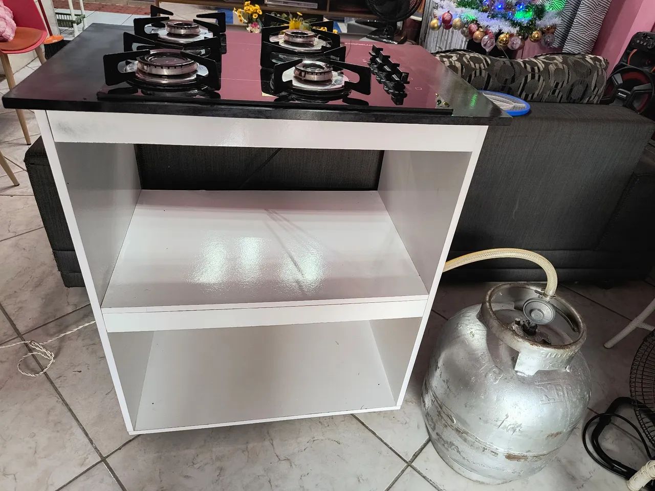 Fogão Cooktop 4 bocas automático C balcão  - Foto 3