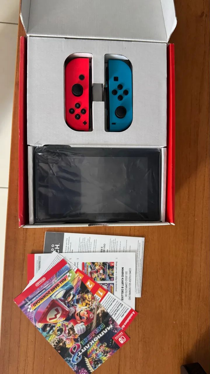 Nintendo switch V2 desbloqueado - USADO64300201725569121