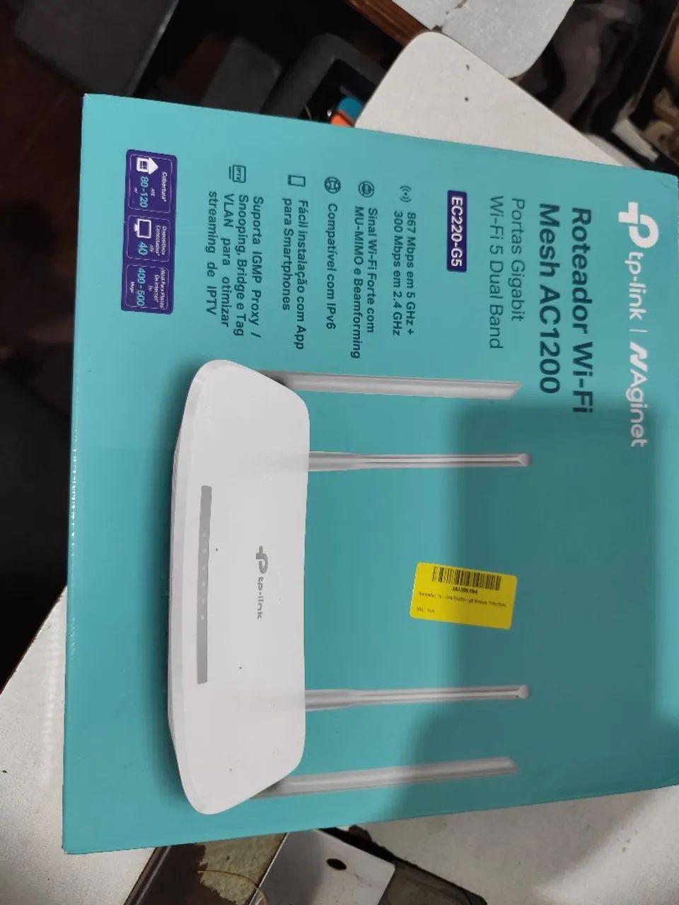 Roteador Wi-Fi Mesh TP-Link AC1200