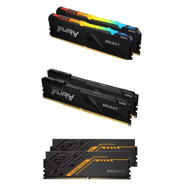 Memória RAM DDR4 32GB (16GBx2) 3200MHz - Linha TUF Gaming - kingston beast