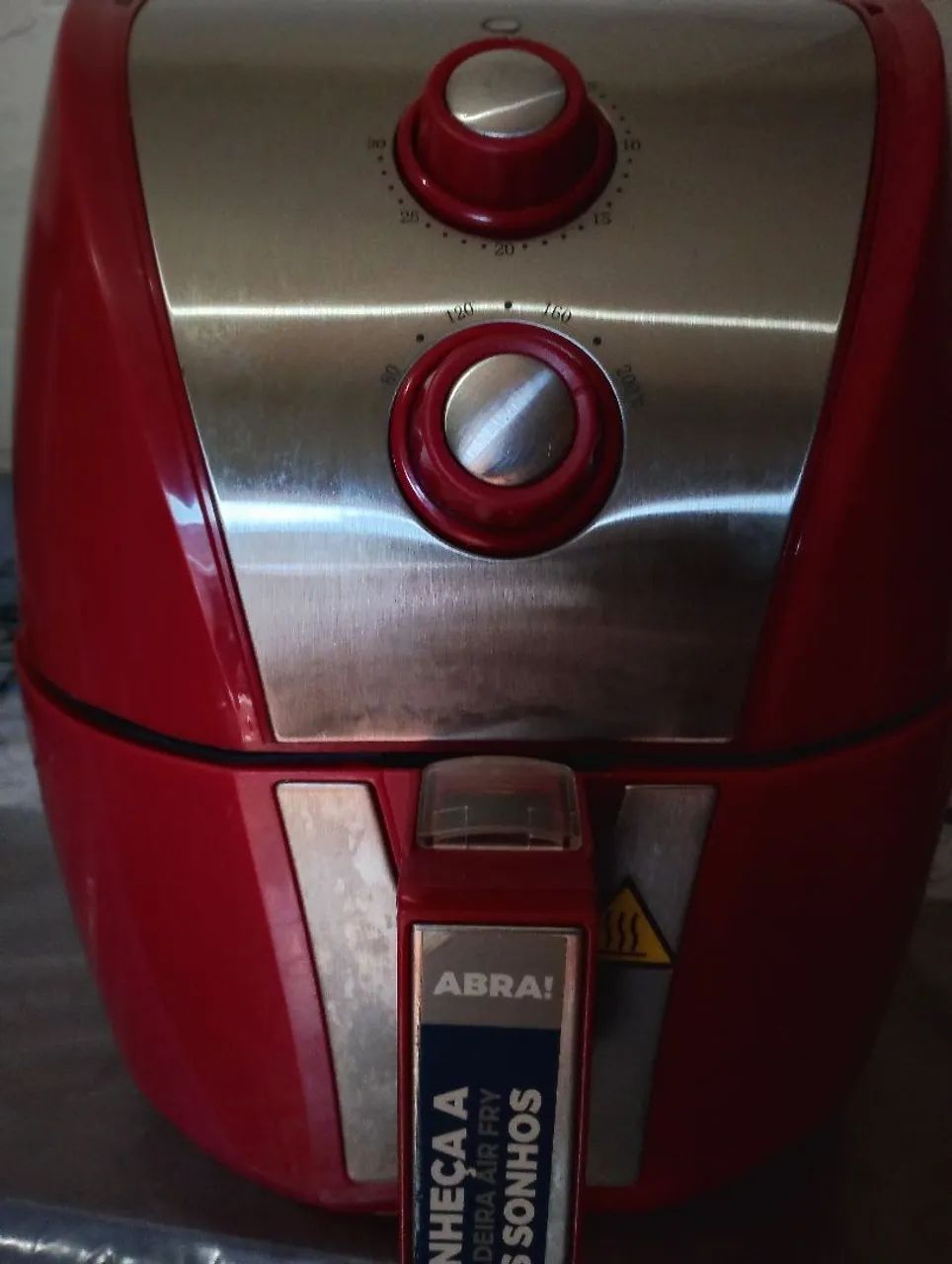 Fritadeira Air Fryer Vermelha  - Foto 2