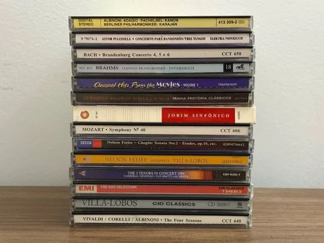 Pacote com 14 CDs de Música Clássica