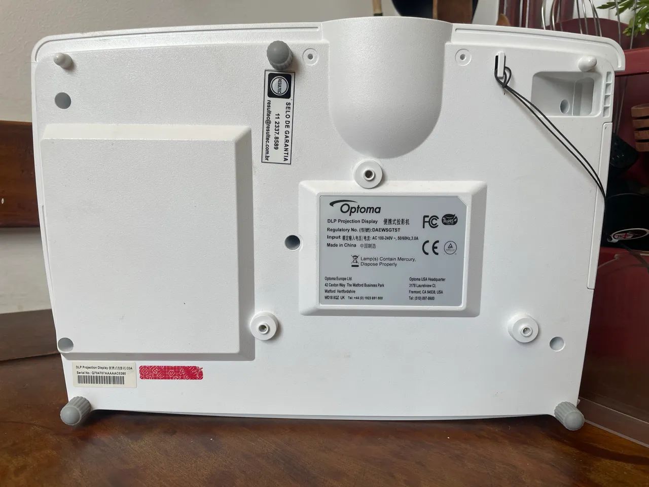 Projetor Optoma em ótimo estado 3600 lumens - Foto 2