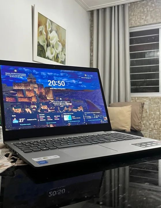 Notebook Lenovo IdeaPad3i 82BS0006BR Intel Core i3 - 4GB 128GB SSD 15,6" LCD Windows 10