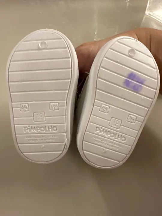 Sapatinho branco  - Foto 2