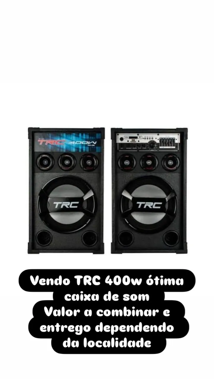 Caixa de Som TRC 400w Ótima!