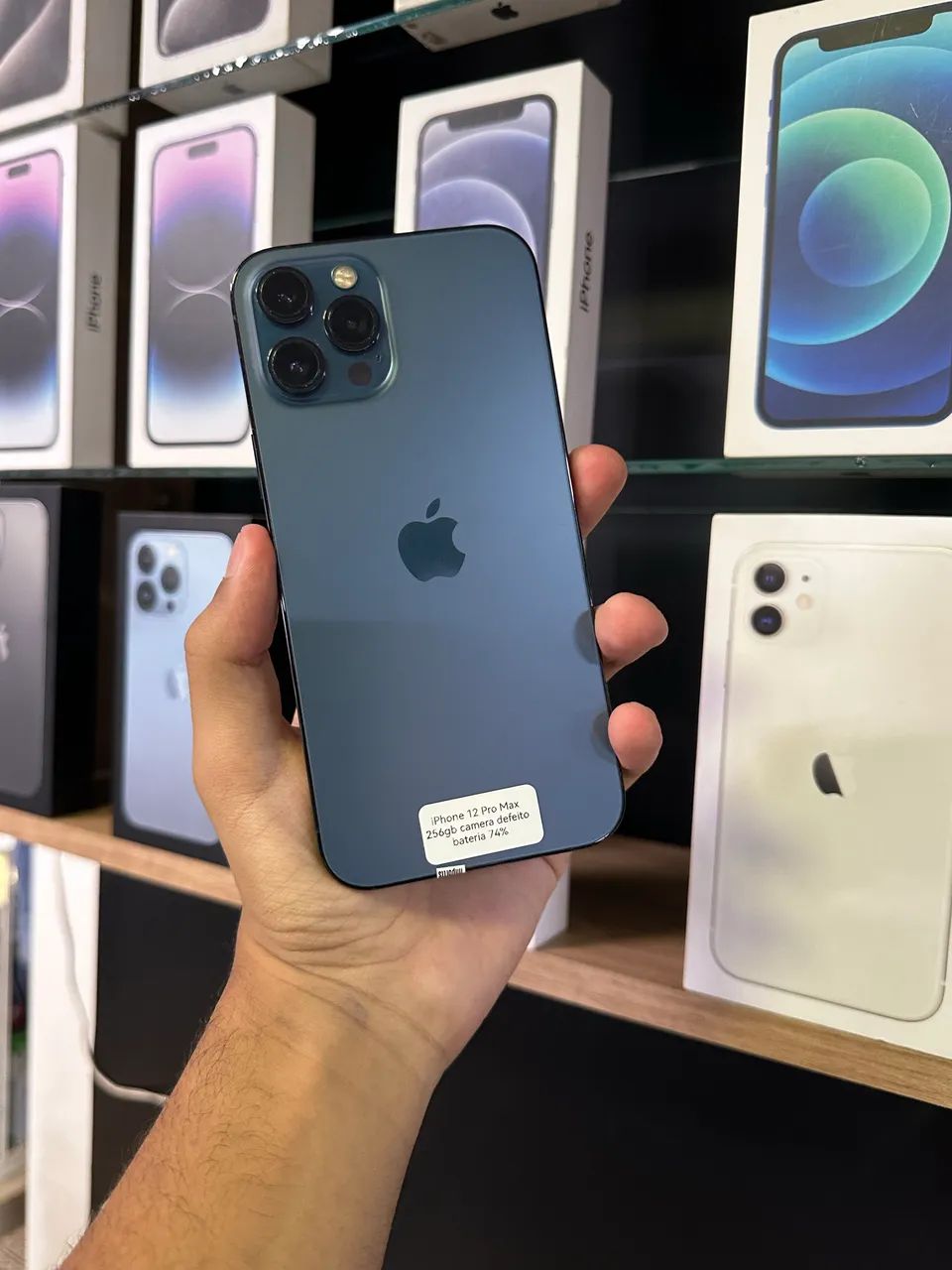 IPHONE 12 PRO MAX 256 GB CÂMERA 3X TREMENDO 