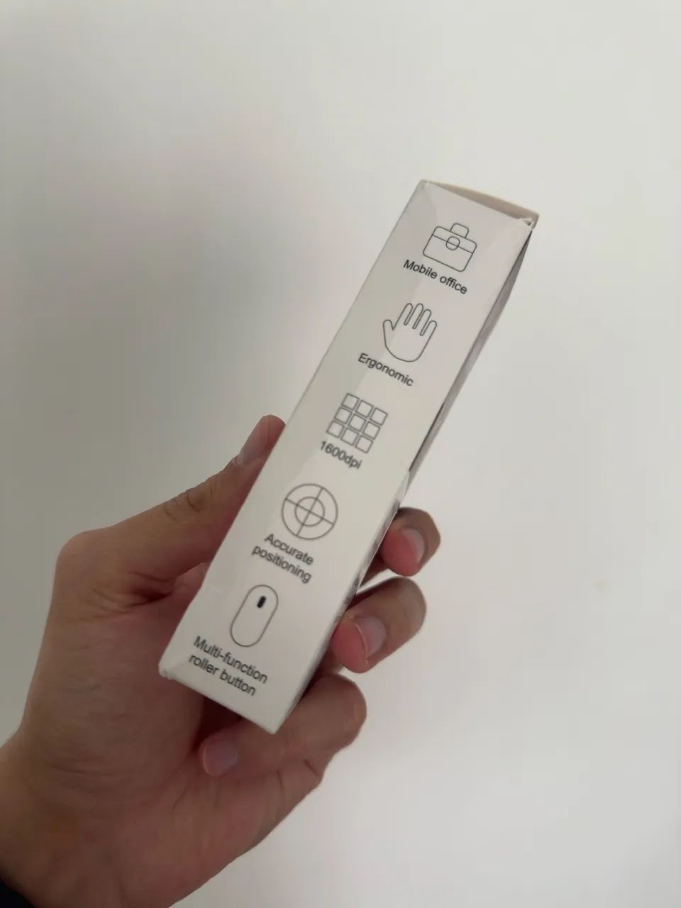 Mouse sem fio Goojodoq USB e Bluetooth - Branco RGB - NOTEBOOKS e TABLETS - Foto 3