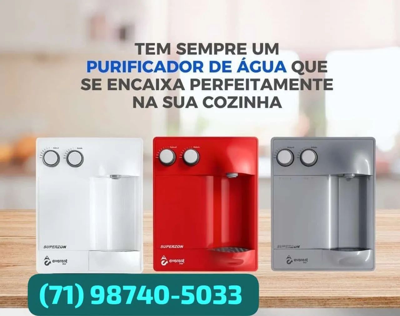Purificador de água gelada e natural Superzon INSTALAÇÃO IMEDIATA - Foto 4