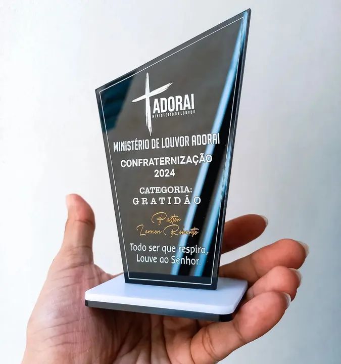 Troféu de Acrílico para Igrejas - Foto 5
