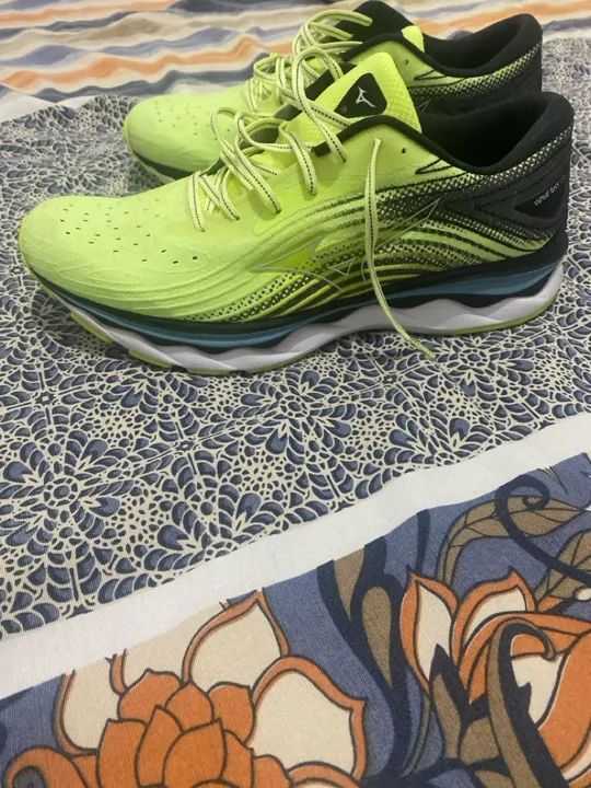 Tênis de corrida Original Mizuno Wave Sky 6- Tamanho 44 - Foto 6