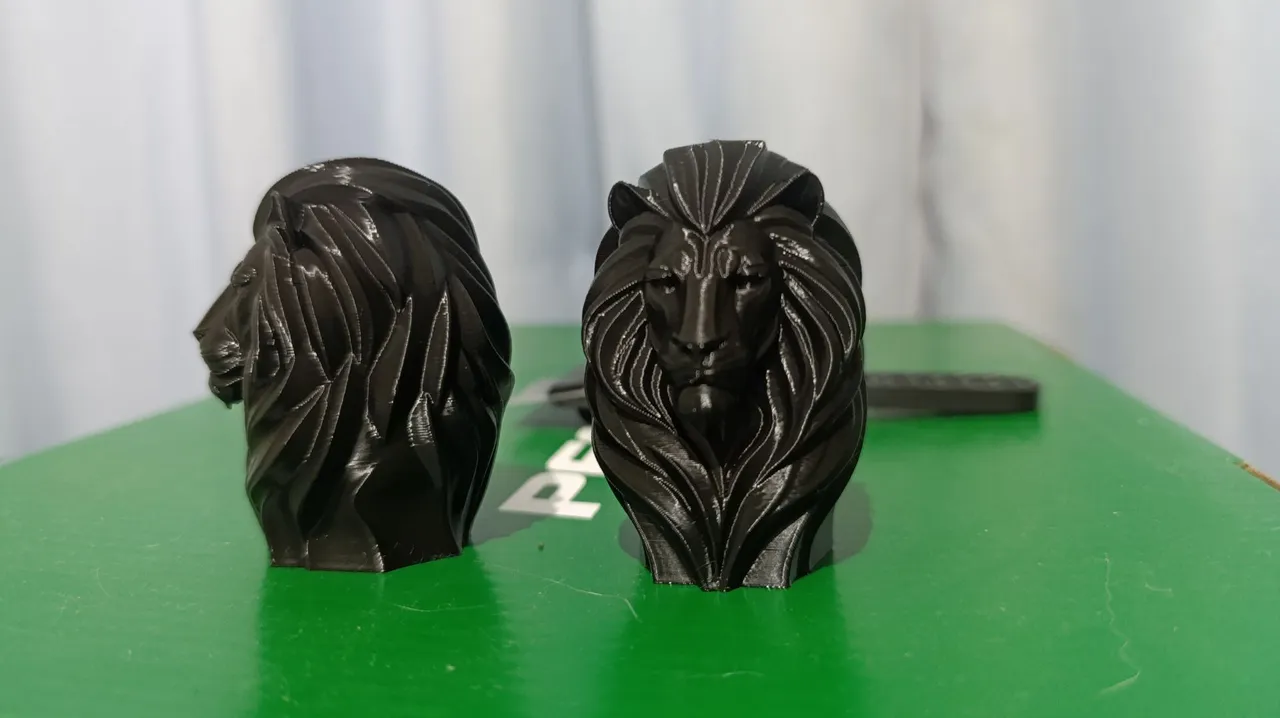 Escultura de Leão em 3D