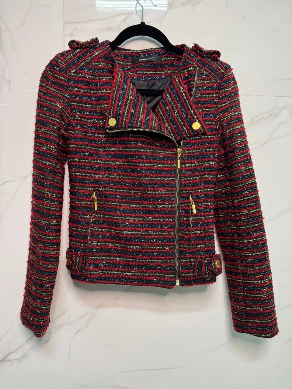Casaco Tweed Colorida - Elegância e Estilo!