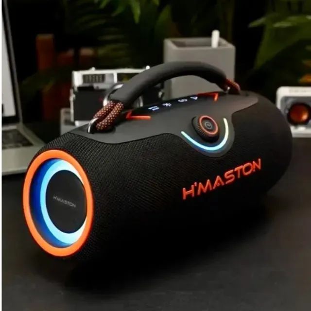 Caixa de Som Boombox H`Maston TN910 Original Alta Potência