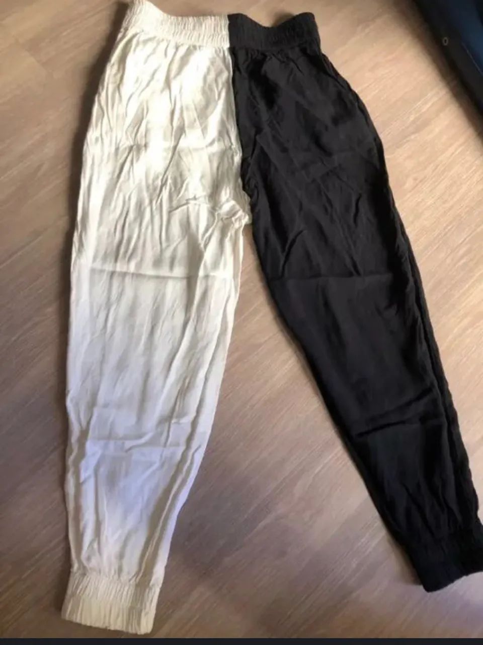 CALÇA BICOLOR FEMININO TAMANHO P