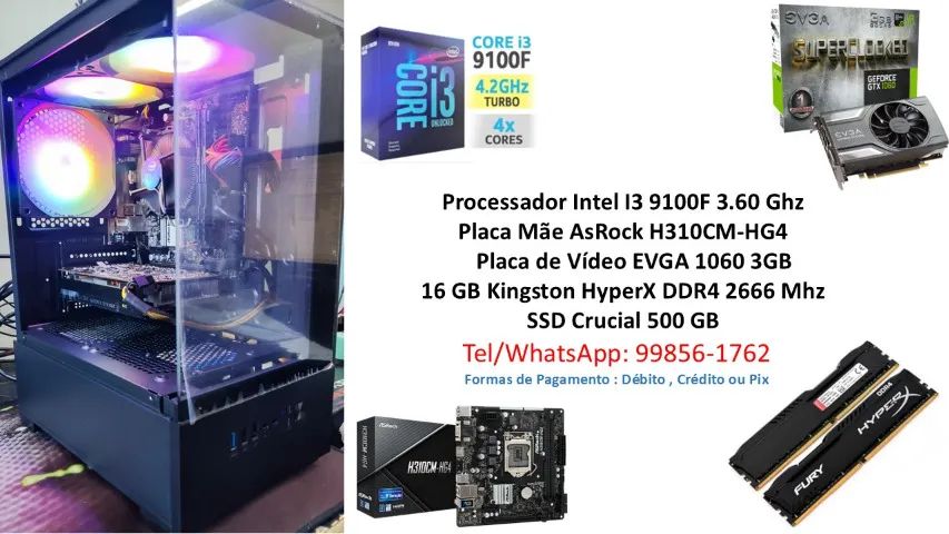 PC Gamer Intel Core I7 /Core I5 / Core I3 / Ryzen 7 / Ryzen 5 / Ryzen 3 - Foto 4