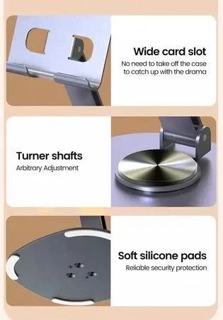 Suporte para Celular e Tablet Ajustável em Alumínio - Foto 2