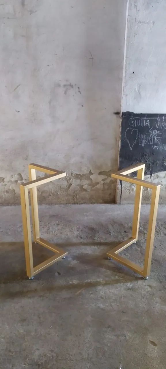 Bases de mesa em metal dourado - Foto 3