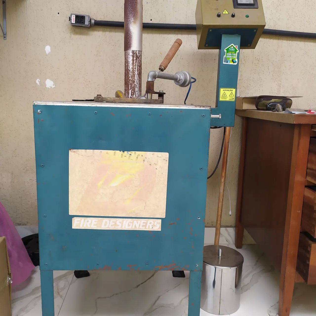 Forno  (cajol)à gas para fundição de metais baixa fusão. - Foto 5