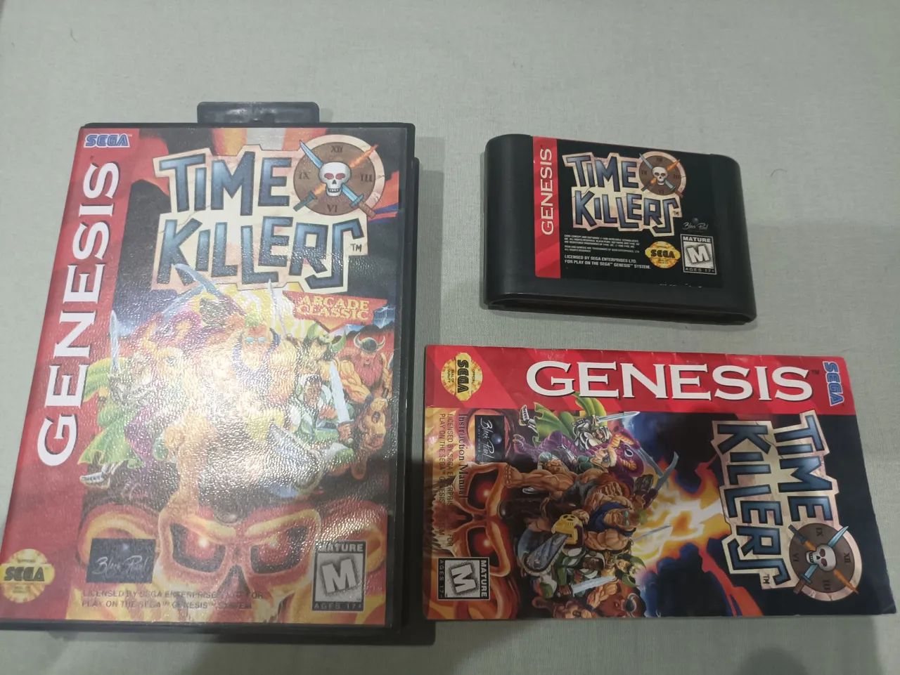 Time Killers Sur Sega Mega Drive 32X – Cartouche Seule – Version Française – Occasion