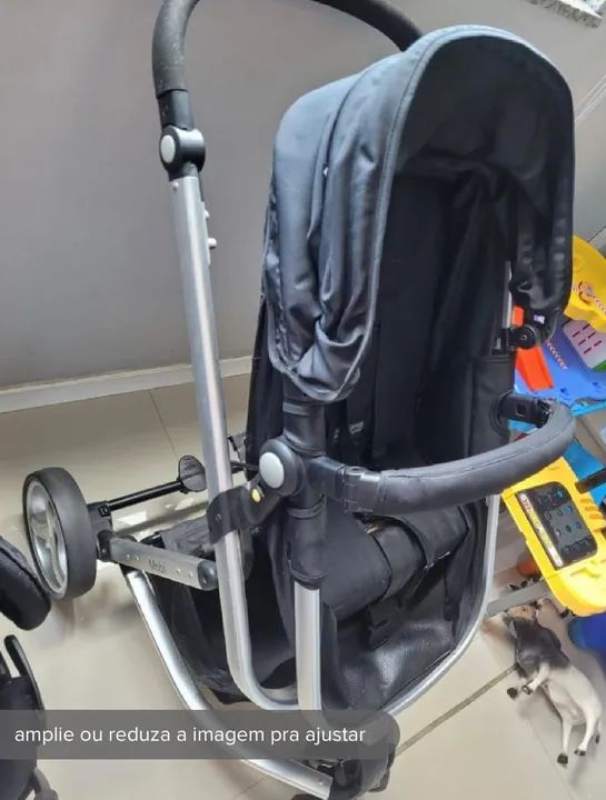carrinho + bebê conforto + base veicular safety 1st travel system mobi - Foto 5