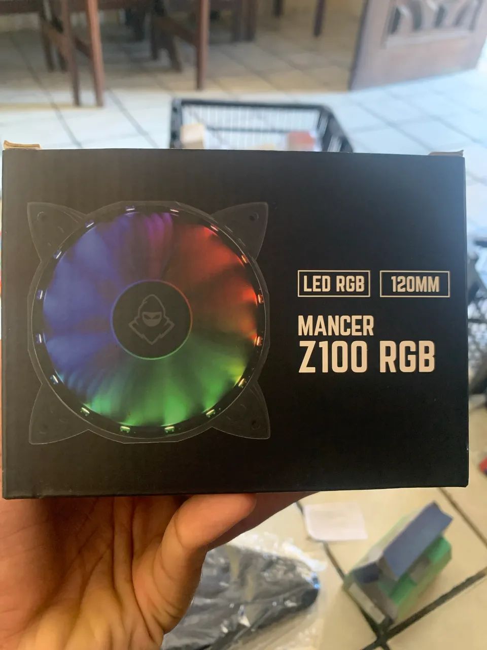 Kit 3 ventoinha mancer led rgb