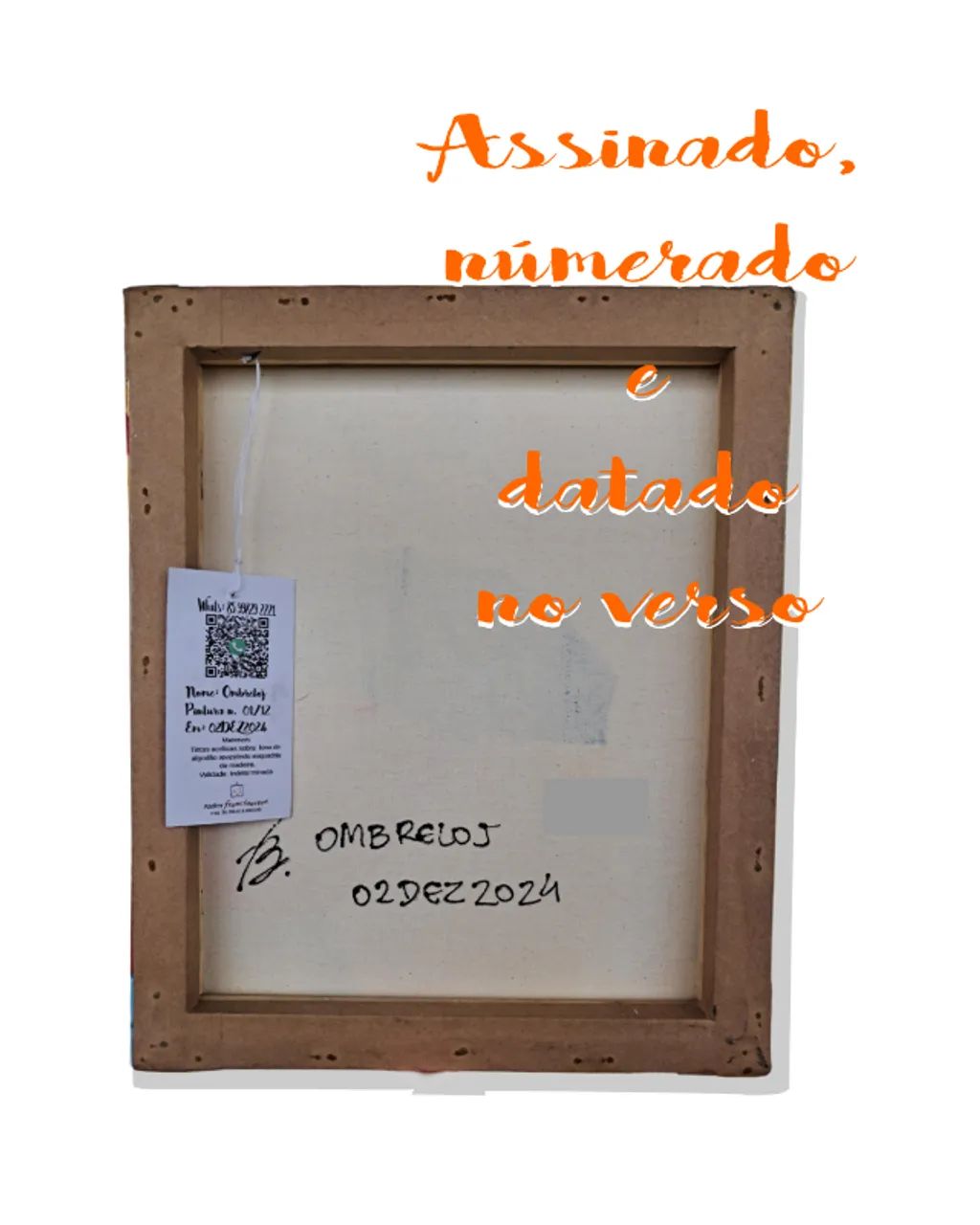 Mini Quadro com Guarda Chuvas-coloridos - Foto 5