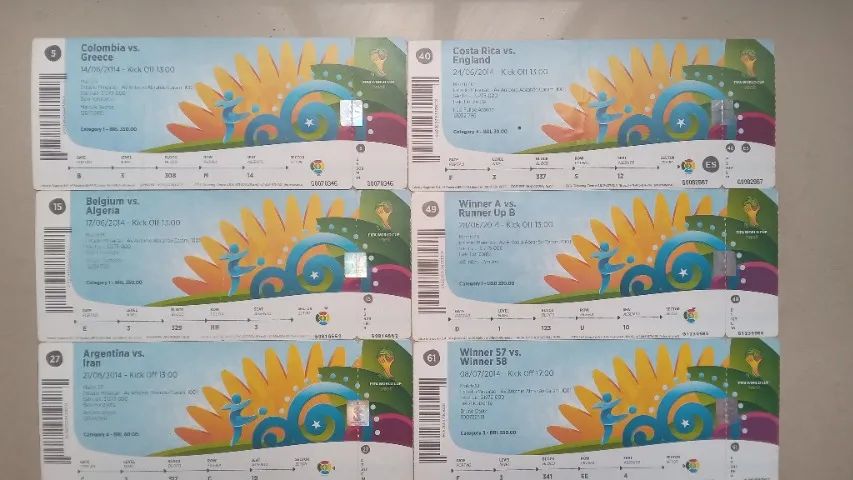 Ingresso copa 2014 Brasil x Alemanha + kit