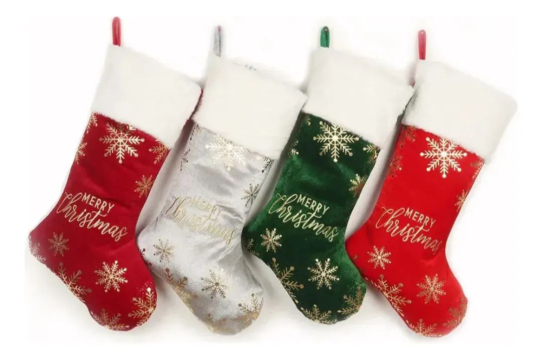 Meias Decorativas de Natal - Kit com 4 Unidades - Foto 3