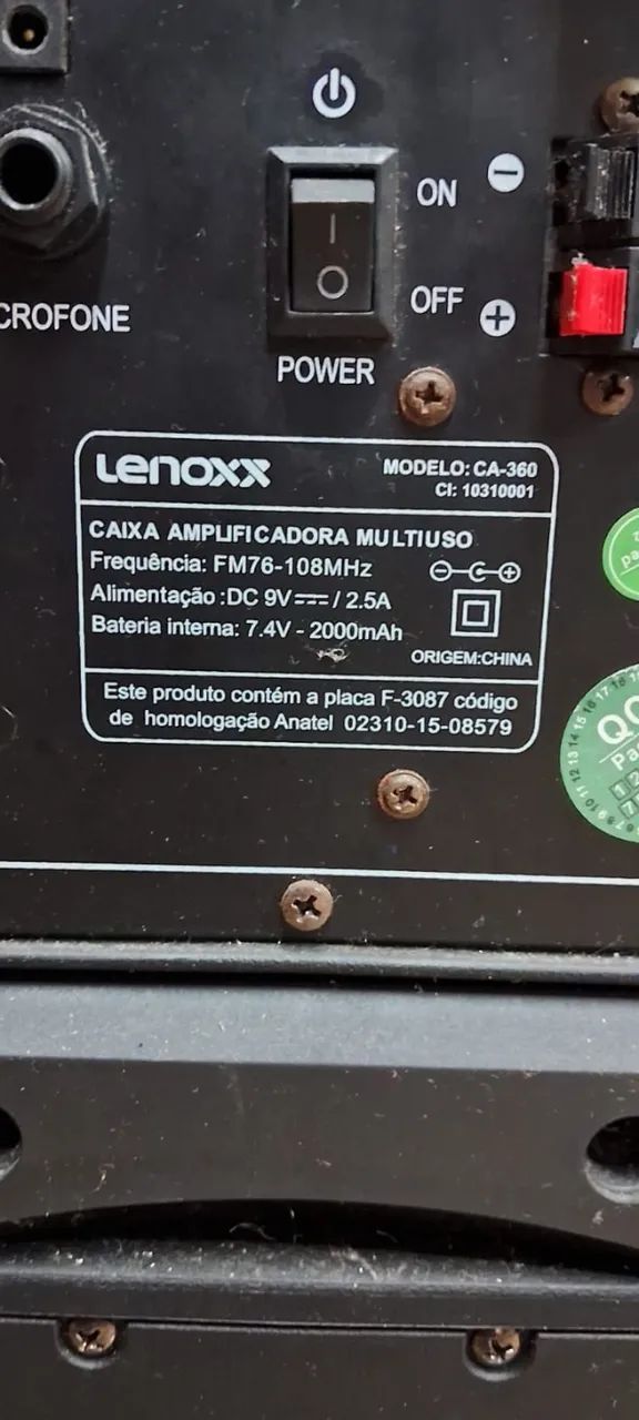 CAIXA DE SOM LENOXX 600W CA-360 - Foto 4