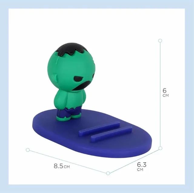 SUPORTE DE MESA PARA CELULAR SÉRIE MARVEL HULK original - Foto 4