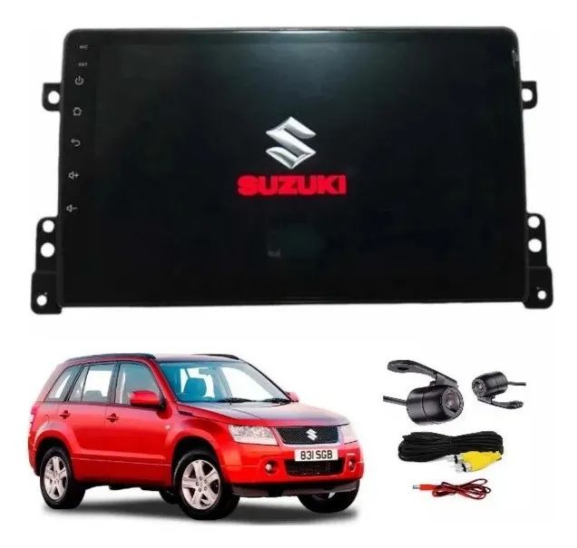 Multimídia Mp5 ConnectMedia Faaftech 9 Pol. Carplay/A. Auto Grand Vitara 2008 a 2016