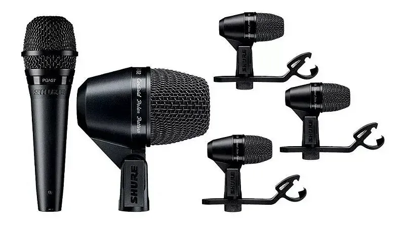 Kit microfones de bateria Shure PGA DrumKit5