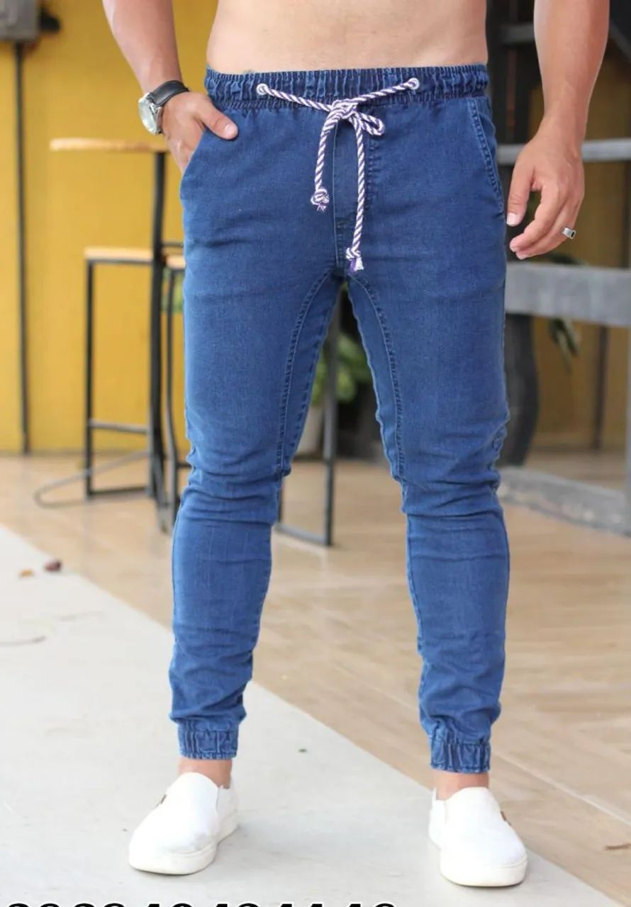 Calça Social Bege Masculina - Foto 5