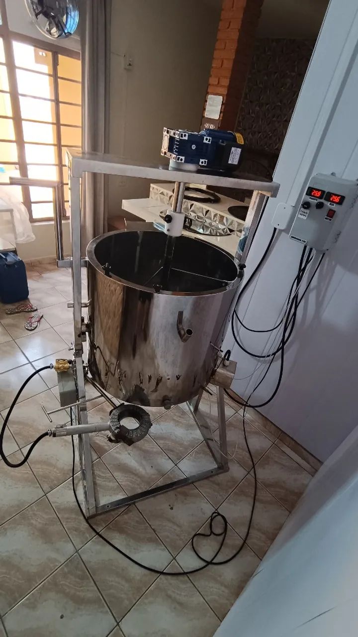 Tacho Cozedor PRSUL 100L - Duplo Aquecimento - 1 Mês de Uso! - Foto 5