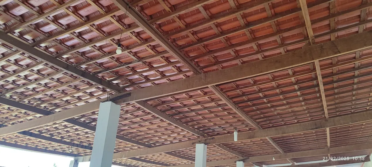 Telhas de barro para construção