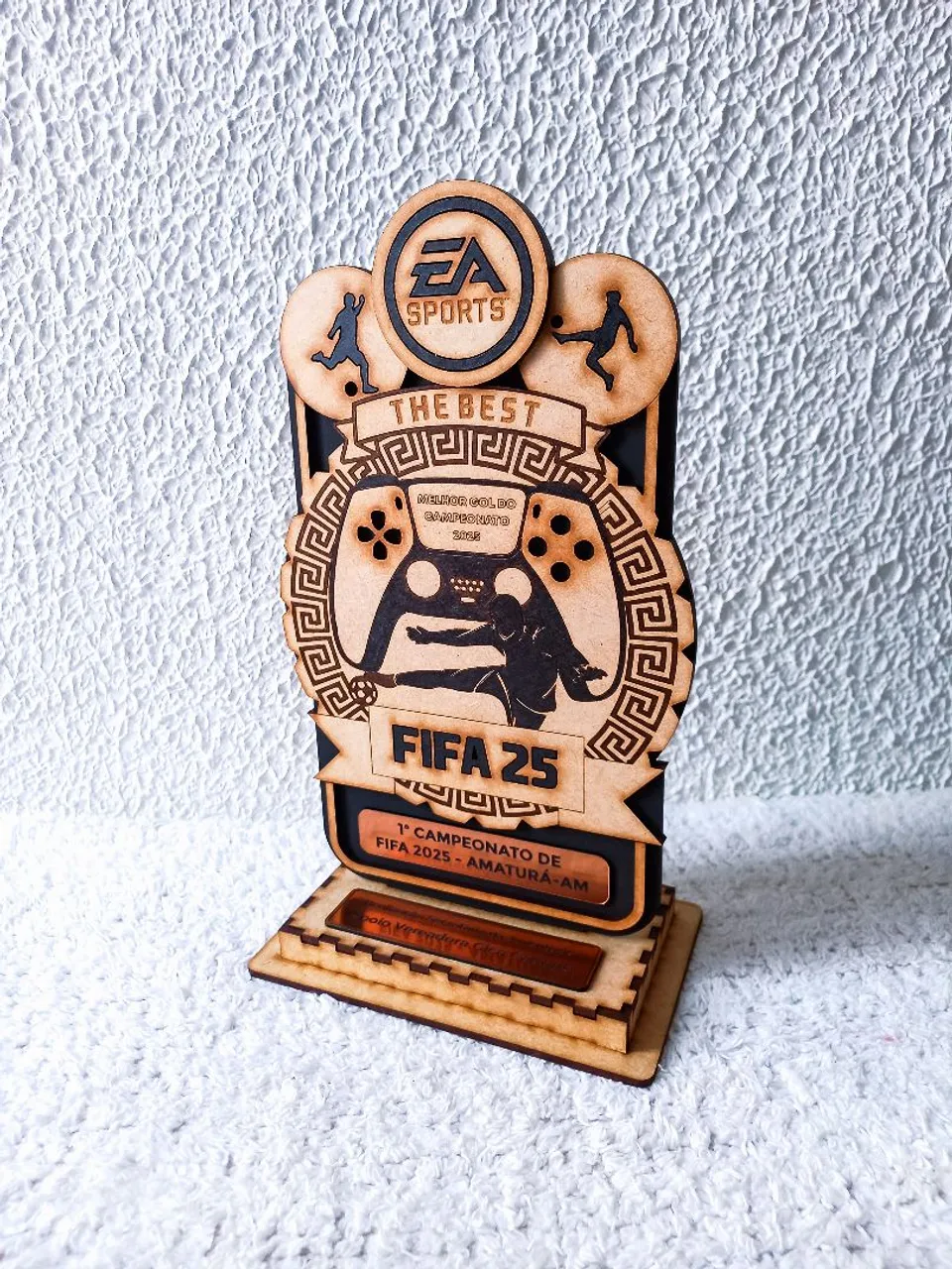 Troféu FIFA 25 Personalizado em MDF