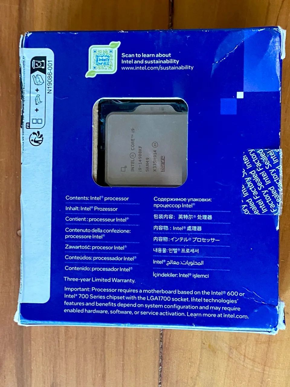 Intel Core I9 14900KF 14° ger 36mb 3ghz - 6ghz Lga 1700 - Foto 5