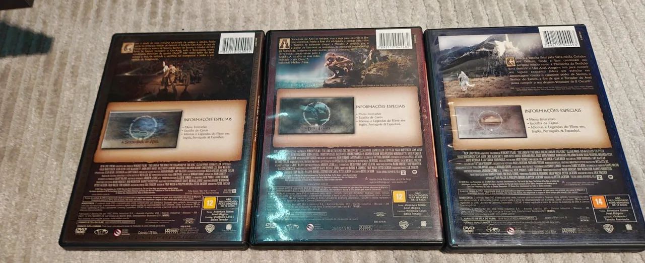 Trilogia DVD Senhor dos Anéis  - Foto 2