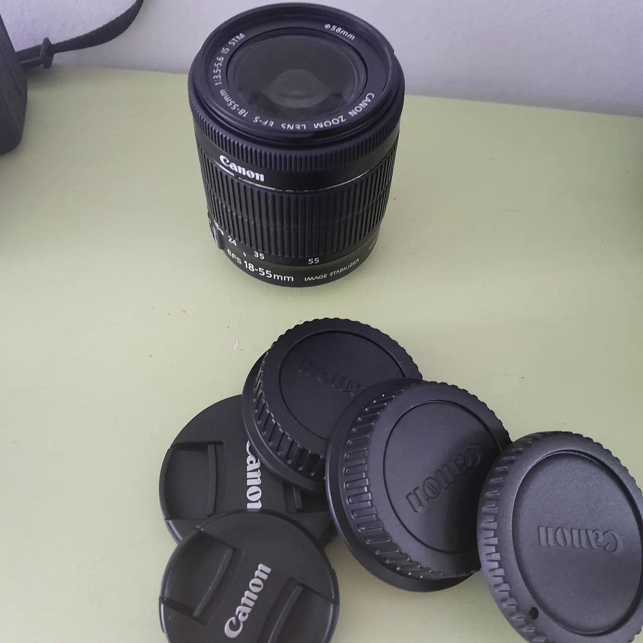 Câmera Canon EOS Rebel T6i com lentes e acessórios Lente 50mm - Foto 4